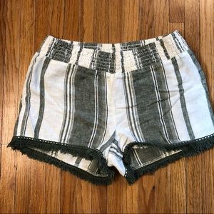Women’s size S boho striped shorts